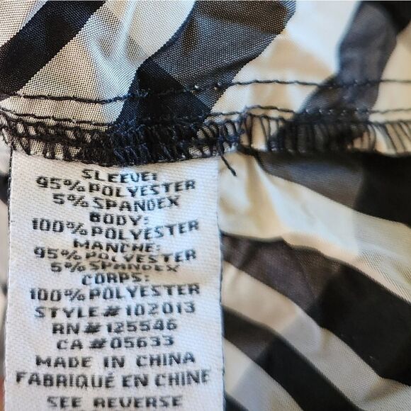 Liv by Habitat Clothing Scrunched Perfect Sculpt Mixed Media Tunic Size Small - Picture 8 of 8